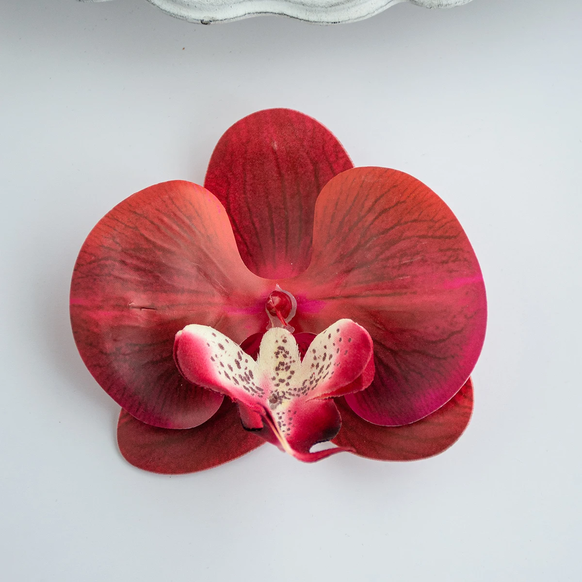 Sztuczna orchidea tajska motyl, kwiat do dekoracji i DIY Zielony