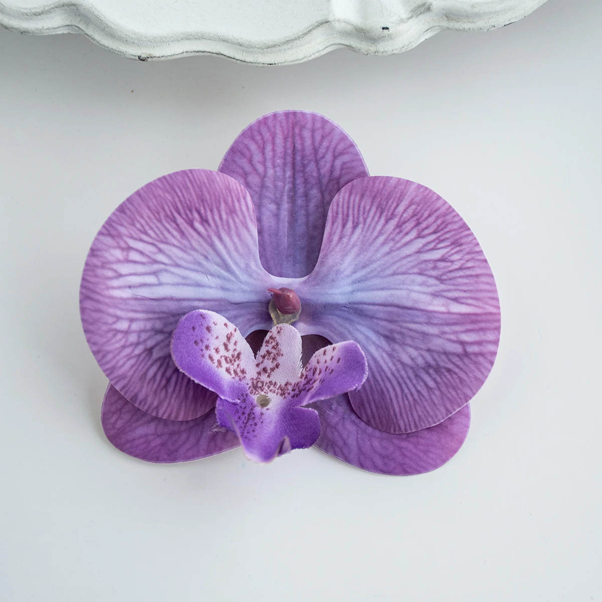 Sztuczna orchidea tajska motyl, kwiat do dekoracji i DIY Złoto