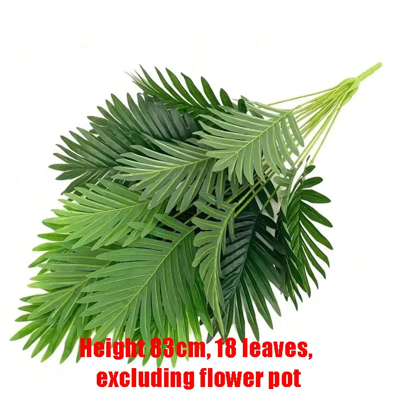 Sztuczna palma monstera 70-120 cm do dekoracji domu Głęboki róż