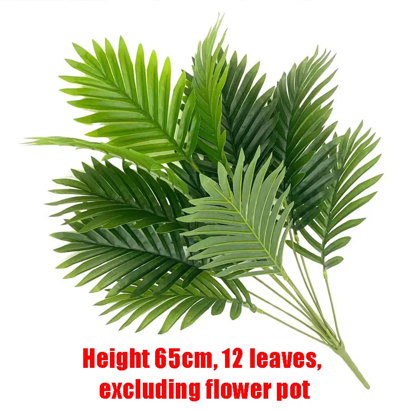 Sztuczna palma monstera 70-120 cm do dekoracji domu Młynowa biała