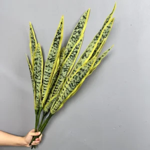 Sztuczna roślina soczysta do salonu — orchidea lub agawa Głęboki róż
