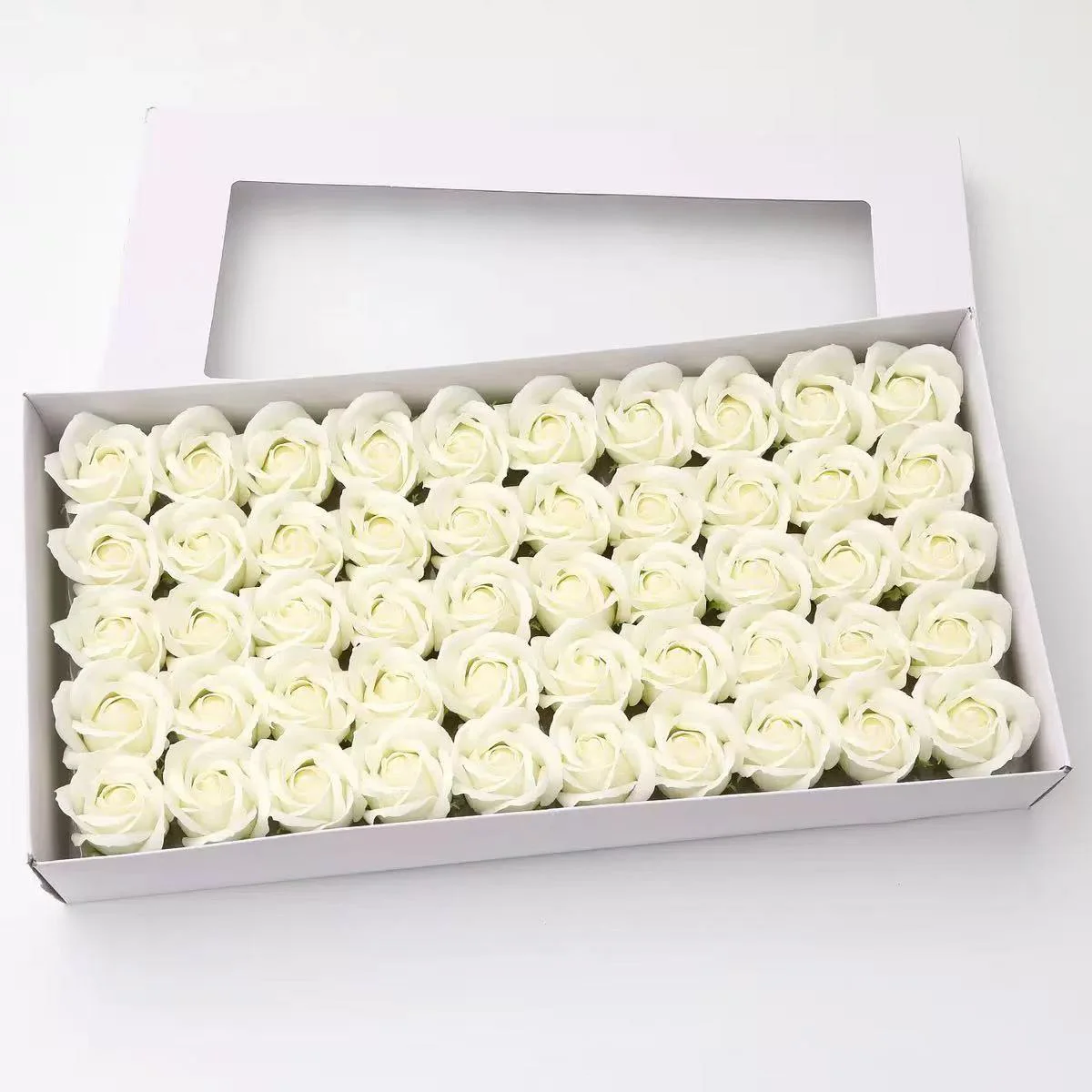 Sztuczne główki róż 4,5 cm - zestaw 50 szt. Z2