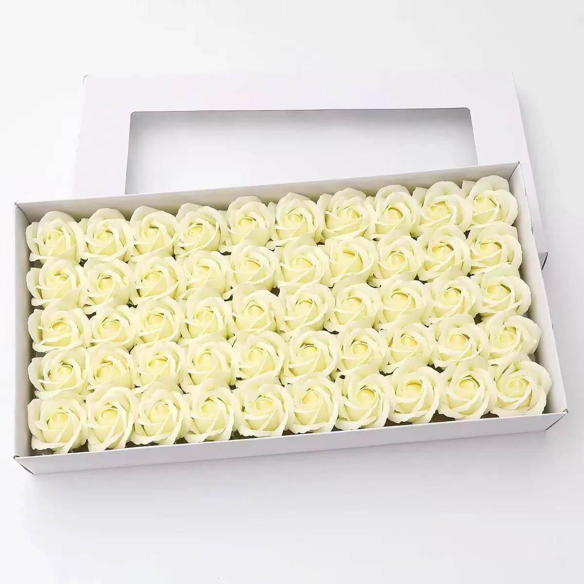 Sztuczne główki róż 4,5 cm - zestaw 50 szt. Z4