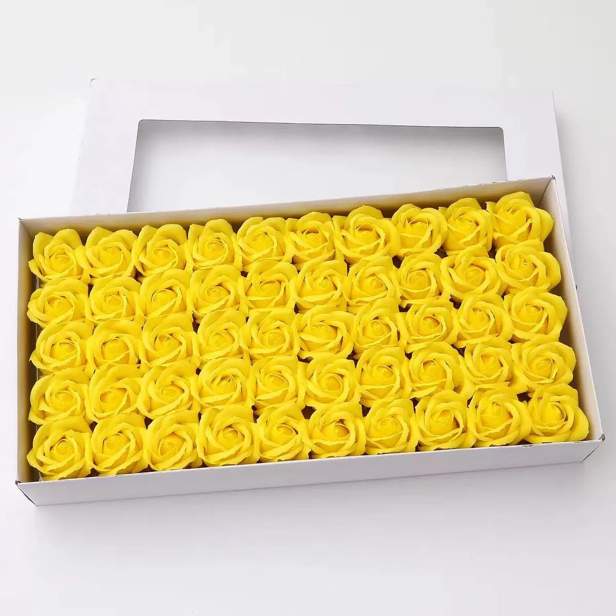 Sztuczne główki róż 4,5 cm - zestaw 50 szt. Z5