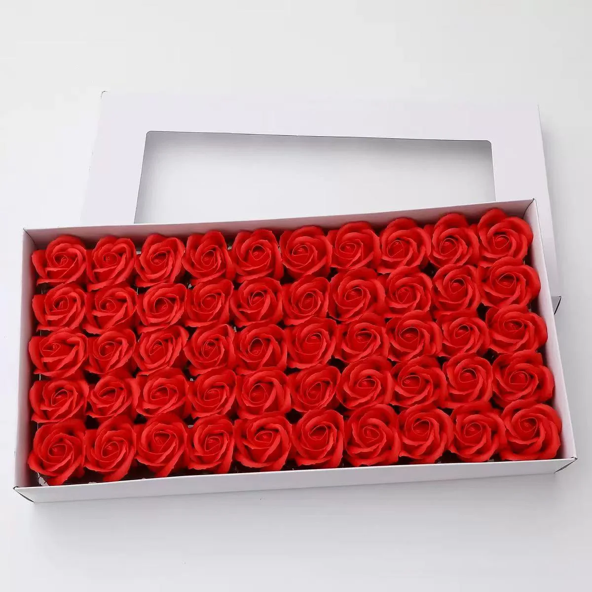 Sztuczne główki róż 4,5 cm - zestaw 50 szt. Z7