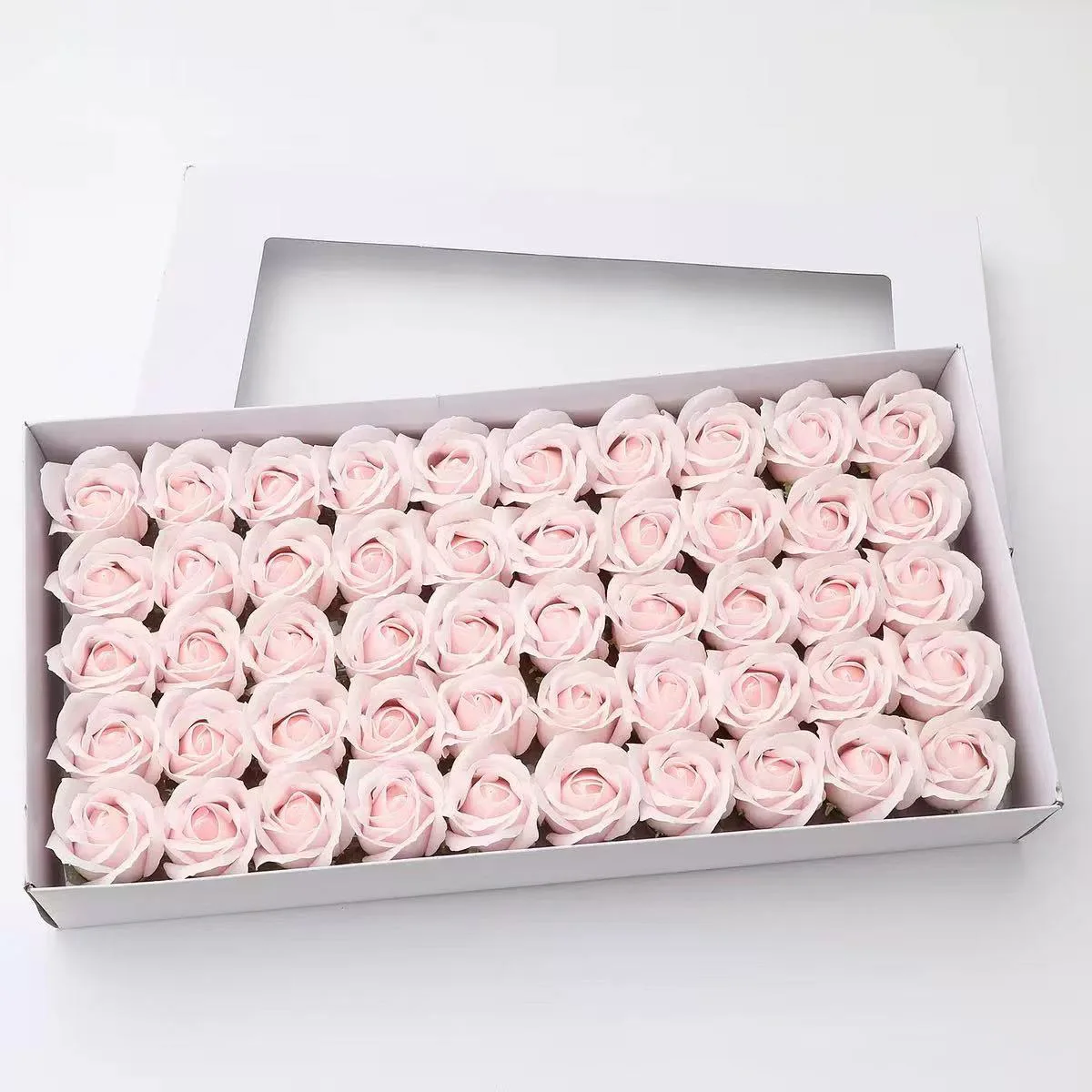 Sztuczne główki róż 4,5 cm - zestaw 50 szt. Z9