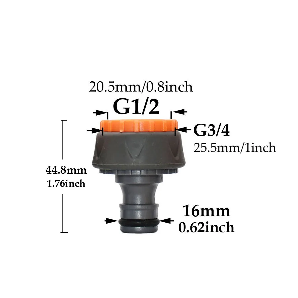 Szybkozłączka do węża ogrodowego 16 i 20 mm Brązowy