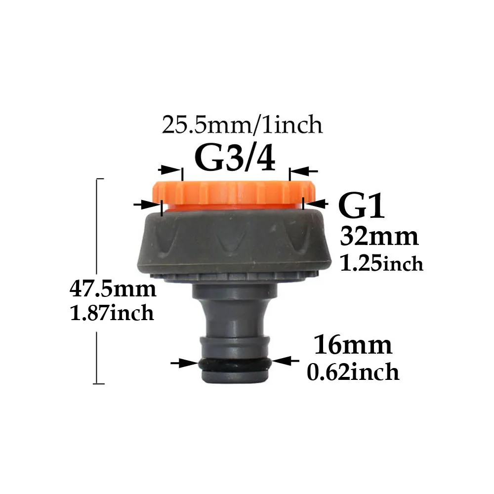 Szybkozłączka do węża ogrodowego 16 i 20 mm Złoto