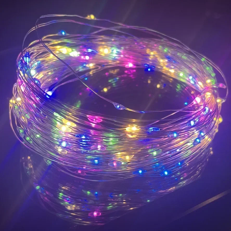 Taśma LED z pilotem USB – kolorowa girlanda z 8 funkcjami świecenia Rgb