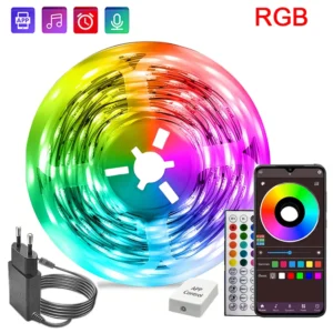Taśma LED RGB Music Sync z pilotem do podświetlenia pokoju i TV Rgb led strip