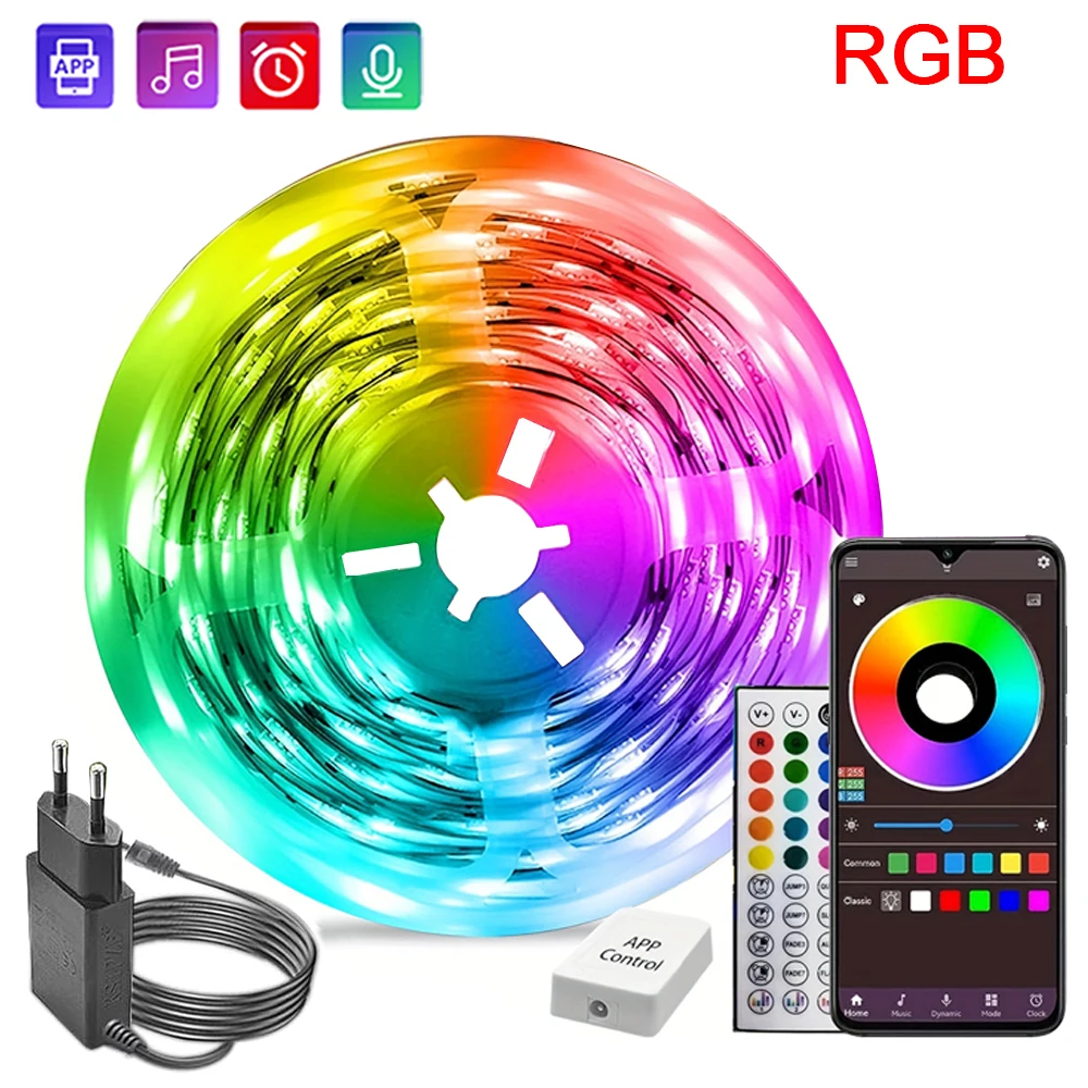 Taśma LED RGB Music Sync z pilotem do podświetlenia pokoju i TV Rgb led strip
