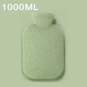 Termofor 1000 ml z pranym pokrowcem materiałowym żółty
