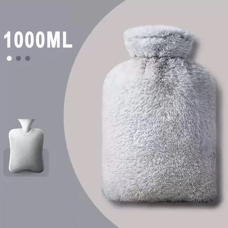 Termofor 1 l z miękkim pokrowcem Czerwony