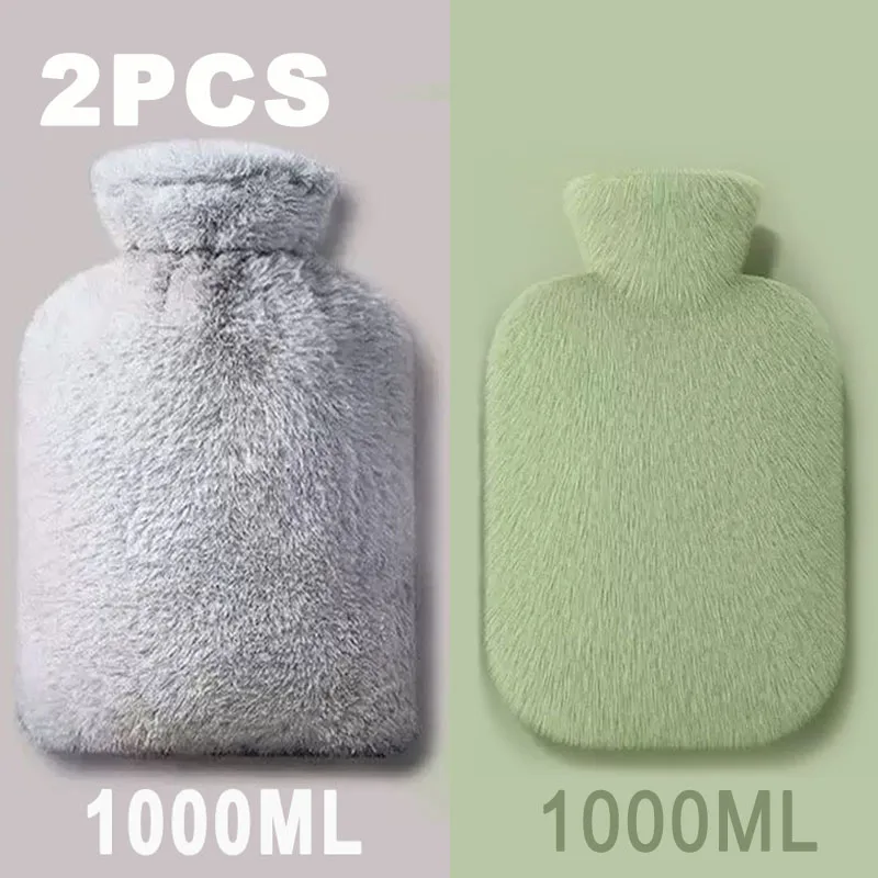 Termofor 1 l z miękkim pokrowcem Granatowy