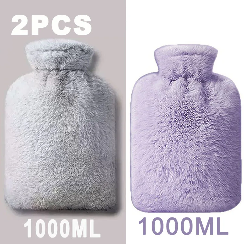 Termofor 1 l z miękkim pokrowcem Niebieski