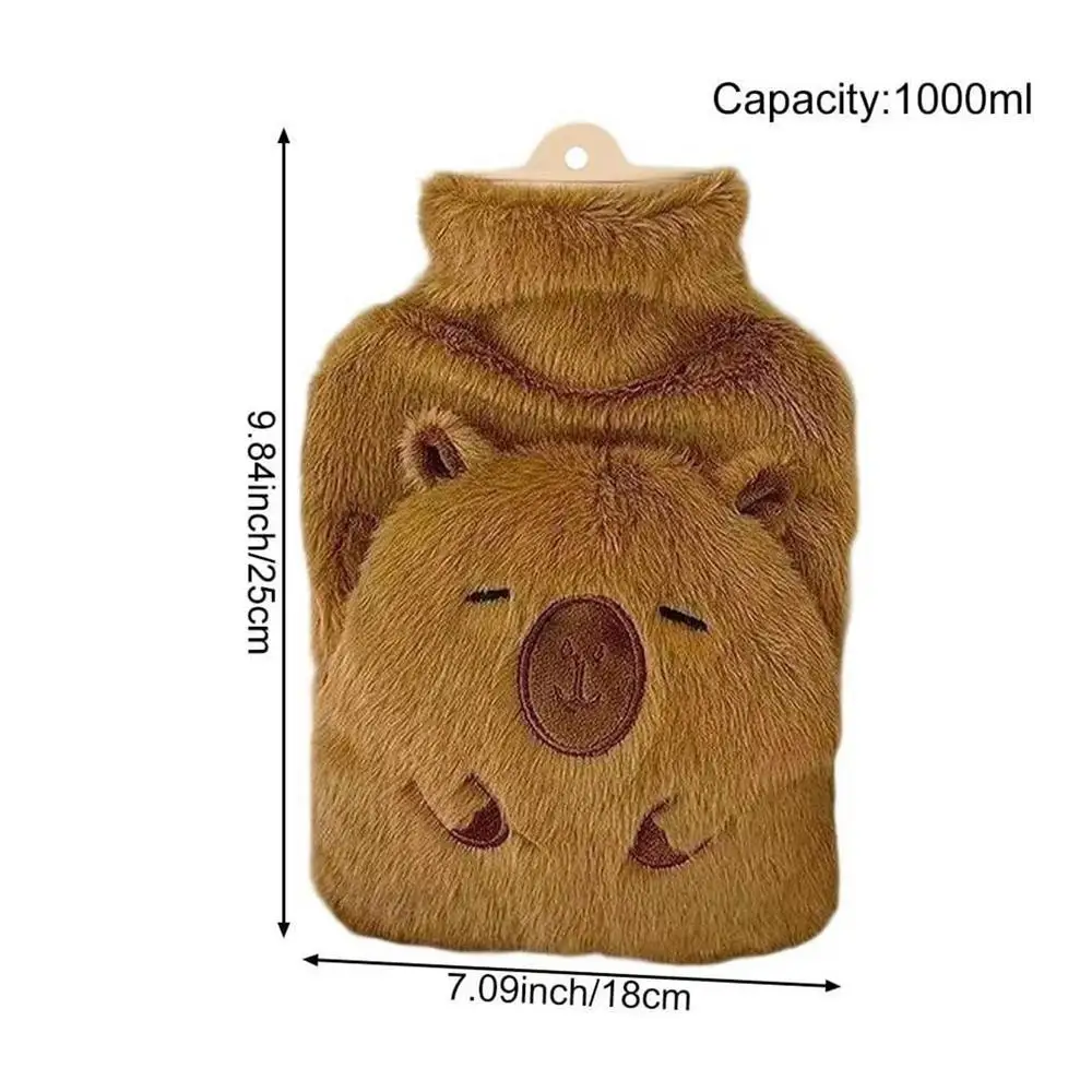 Termofor kapibara 1000 ml na szyję, plecy i ramiona Brązowy