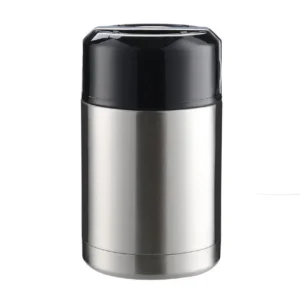 Termos obiadowy stalowy 800-1200 ml z torbą Srebrny