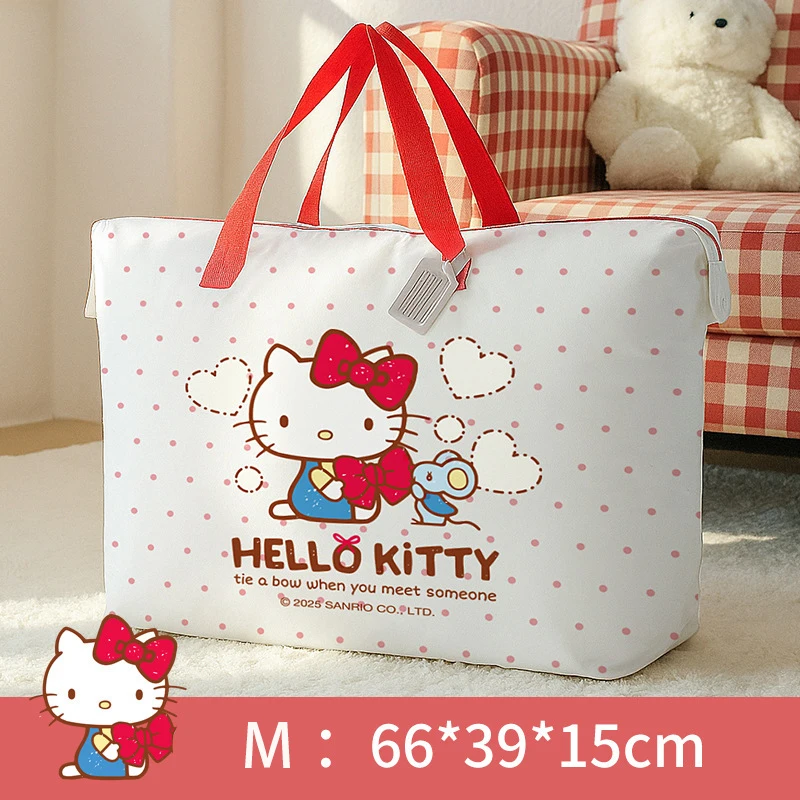 Duża torba do przechowywania kołdry Hello Kitty Czerwony