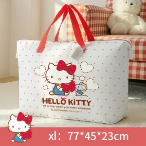 Duża torba do przechowywania kołdry Hello Kitty Fioletowy