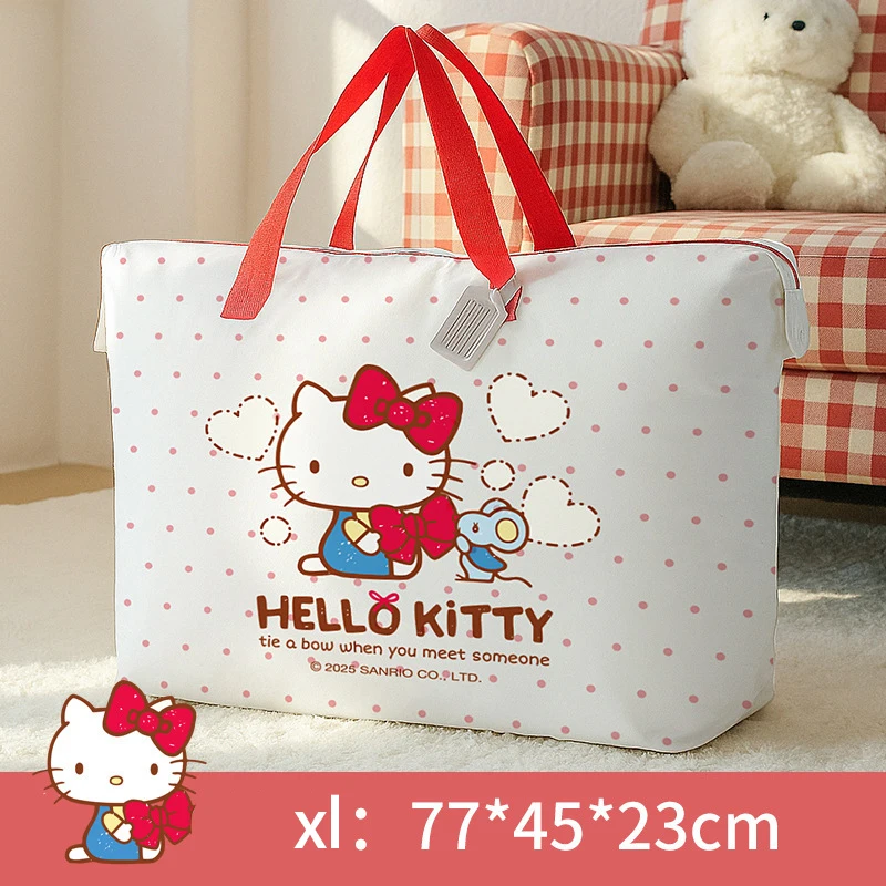 Duża torba do przechowywania kołdry Hello Kitty Fioletowy