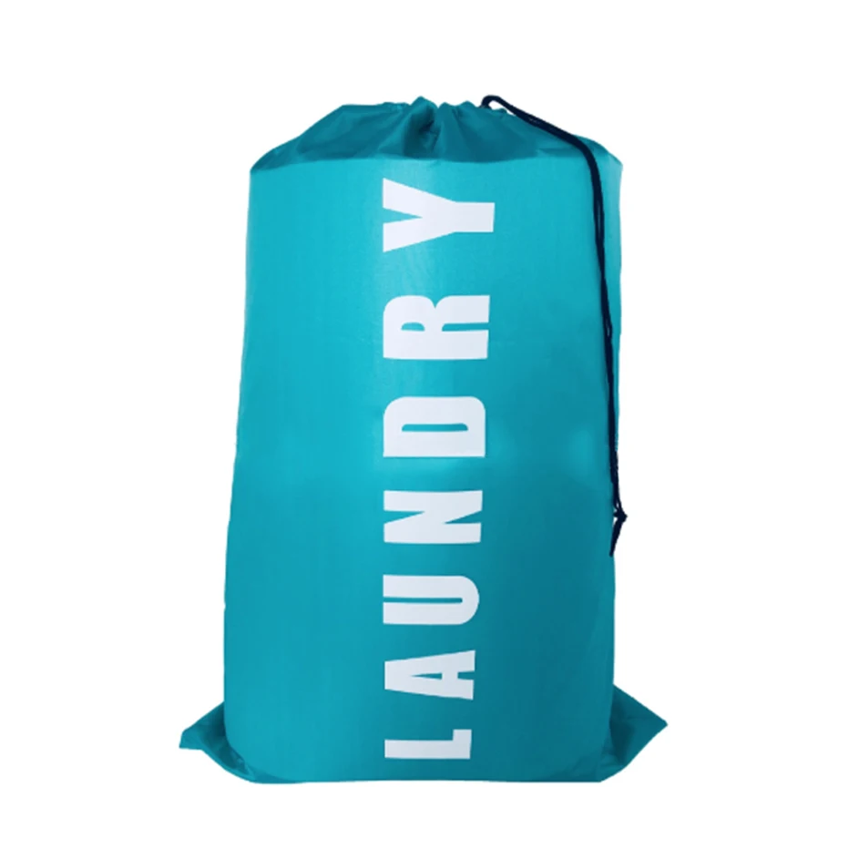 Torba na pranie XL - składany organizer na brudną odzież Błękitny