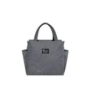 Torba termiczna Oxford o dużej pojemności, wodoodporna Jasnoszary