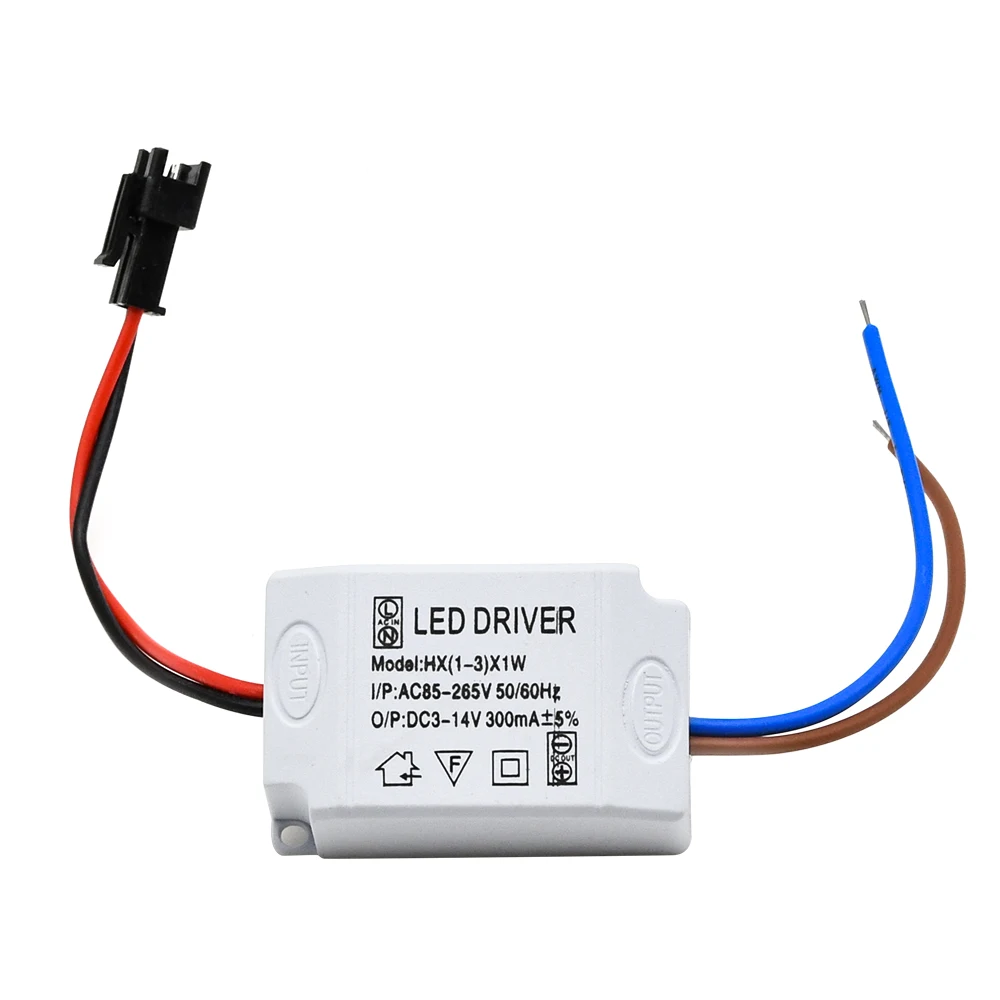 Transformator oświetleniowy LED – regulowany zasilacz 3-14V Beżowy