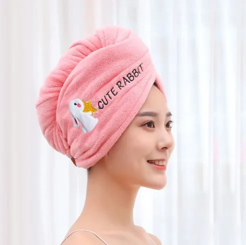Turban do włosów z mikrofibry z kocimi uszkami Burgundia