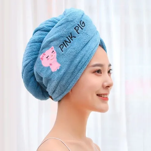 Turban do włosów z mikrofibry z kocimi uszkami Wielo