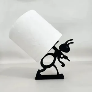 Uchwyt na papier toaletowy w kształcie mrówki, druk 3D A tm2057a