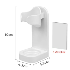 Samoprzylepny uchwyt na szczoteczkę elektryczną do łazienki 1x toothbrush holder