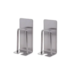 Uchwyt na szczoteczki do zębów ze stali nierdzewnej, kubek ścienny 2pcs