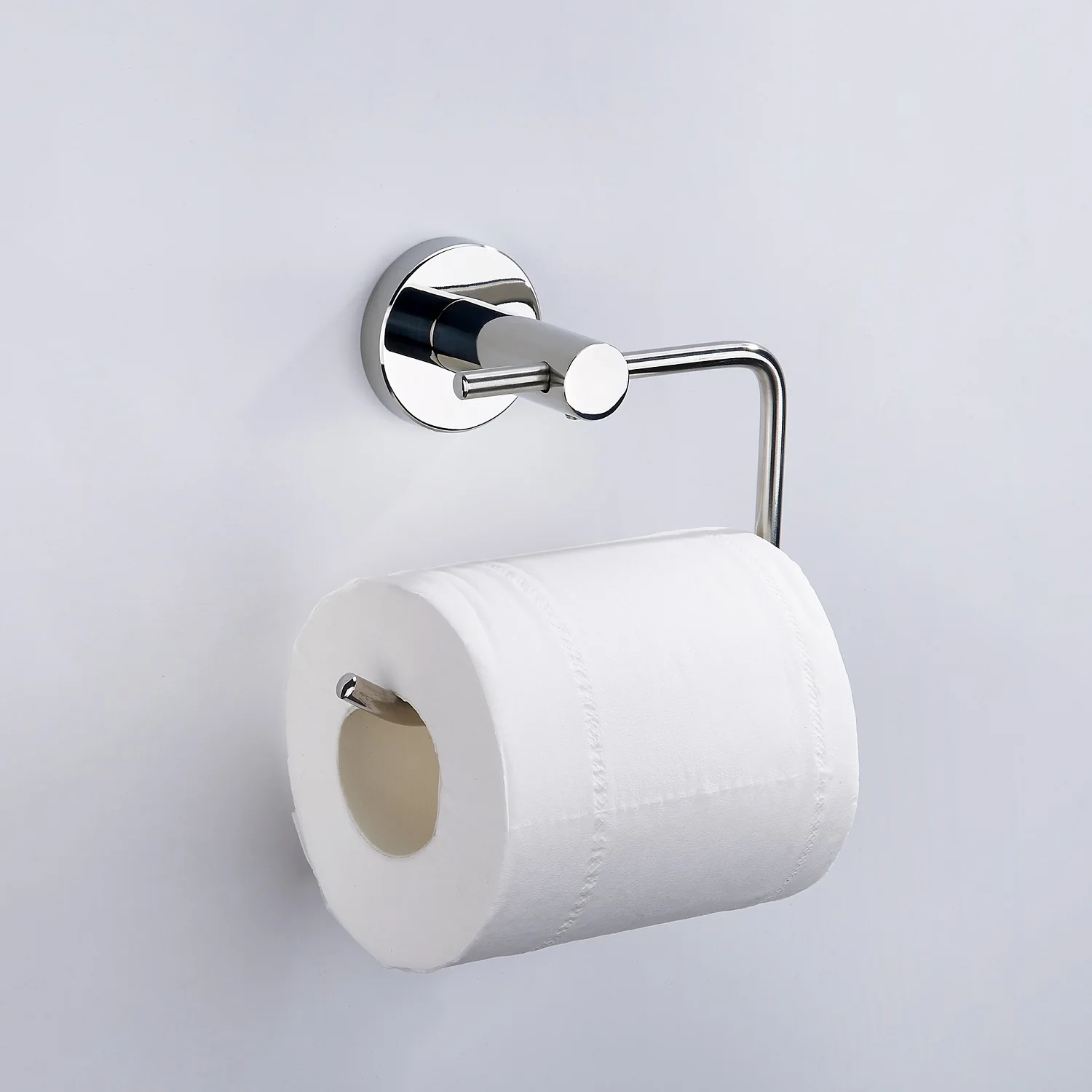 Uchwyt na papier toaletowy ze stali nierdzewnej z półką 3 ni