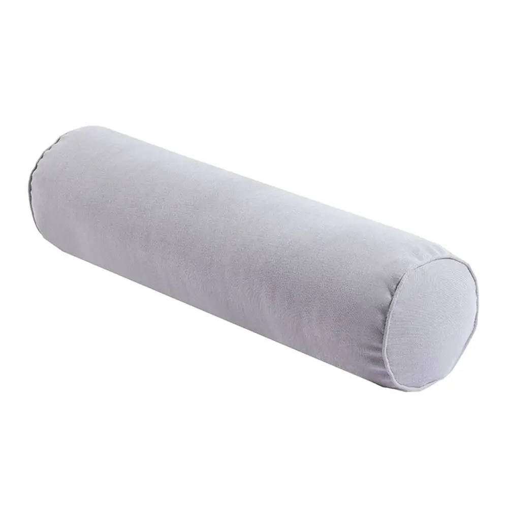Wałek cervikalny cylindryczny z pianki memory foam do kanapy i łóżka Pomarańczowy