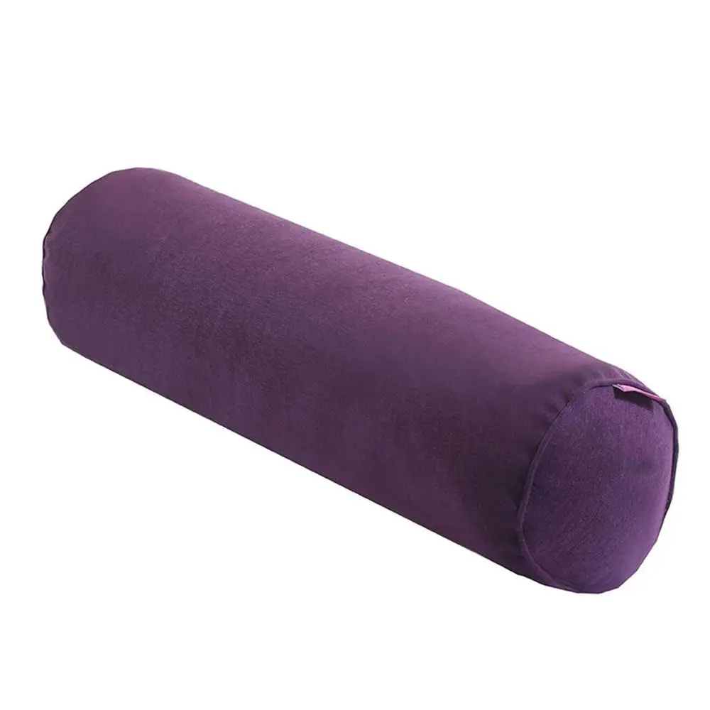 Wałek cervikalny cylindryczny z pianki memory foam do kanapy i łóżka żółty