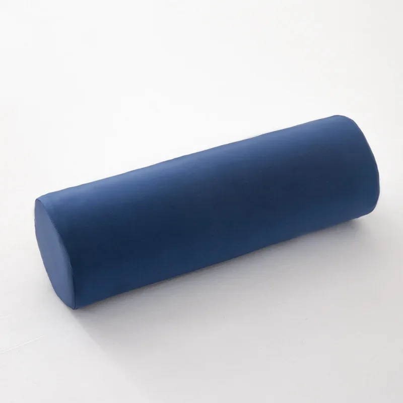Wałek do spania z pianki memory foam — poduszka cylindryczna pod szyję Różowy