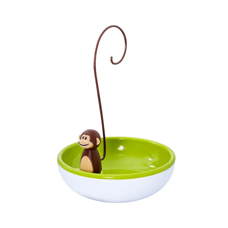 Wieszak na banany z miską na owoce Monkey Czarny