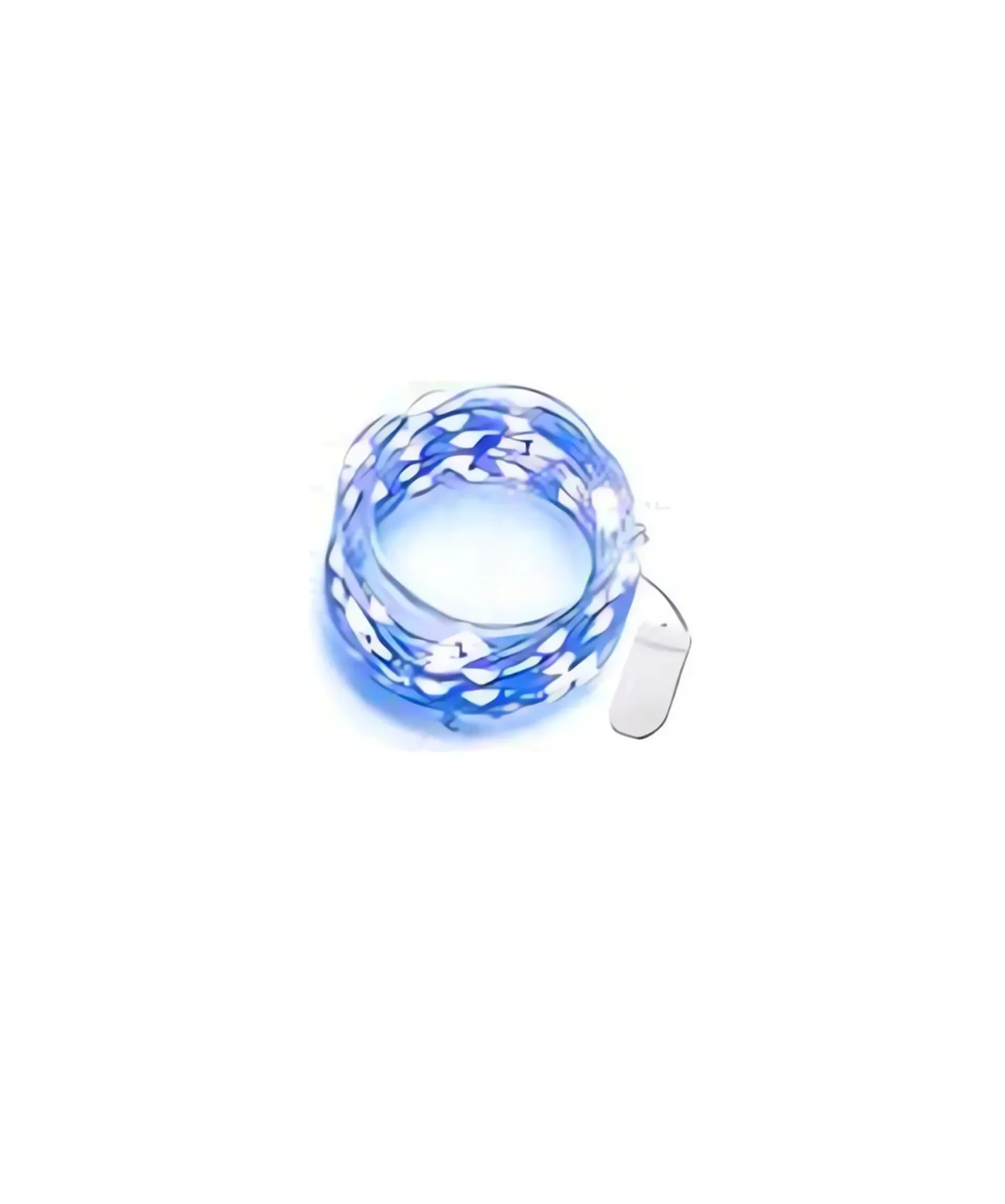 Wróżkowe lampki LED na baterie sznur do dekoracji wnętrz Niebieski