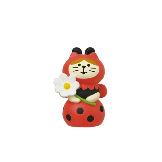 Żywiczne figurki miniatury kot motyl chrząszcz do dekoracji domu Armijna zieleń