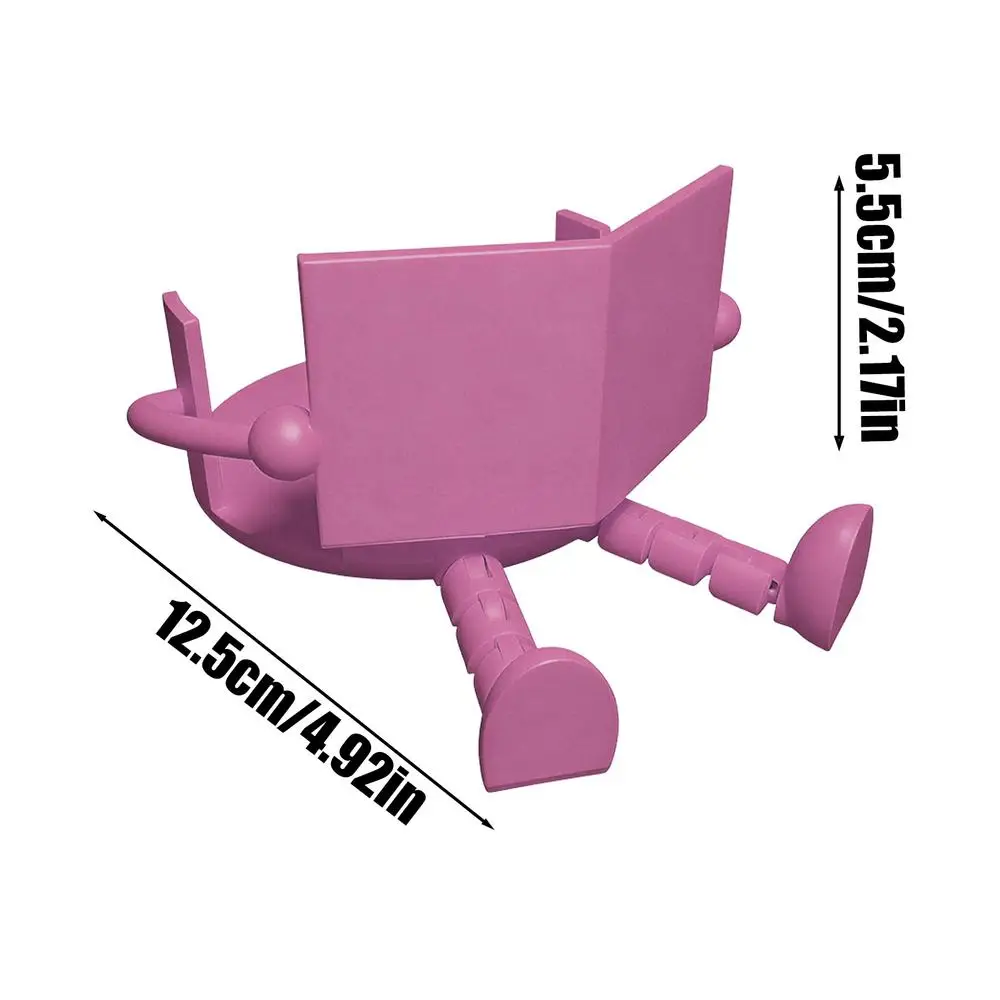 Zabawny stojak na papier toaletowy 3D Różowy
