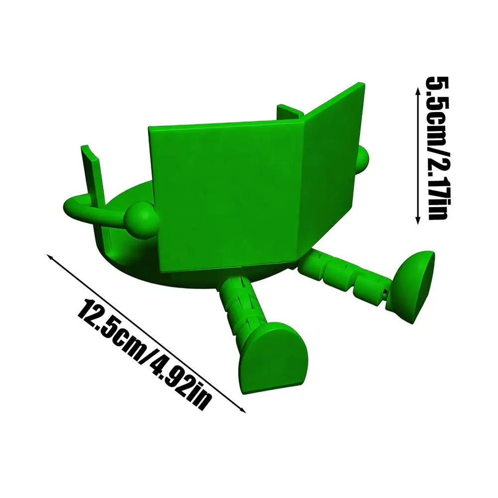 Zabawny stojak na papier toaletowy 3D Zielony
