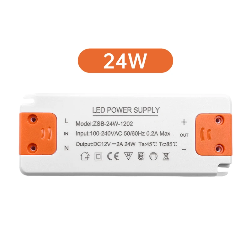 Zasilacz transformator LED 12-36W 12V do taśm Niebieski