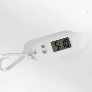Zegarek kieszonkowy LED z brelokiem Biały