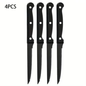 Zestaw noży do steków ze stali nierdzewnej - ząbkowane ostrza Steak knife