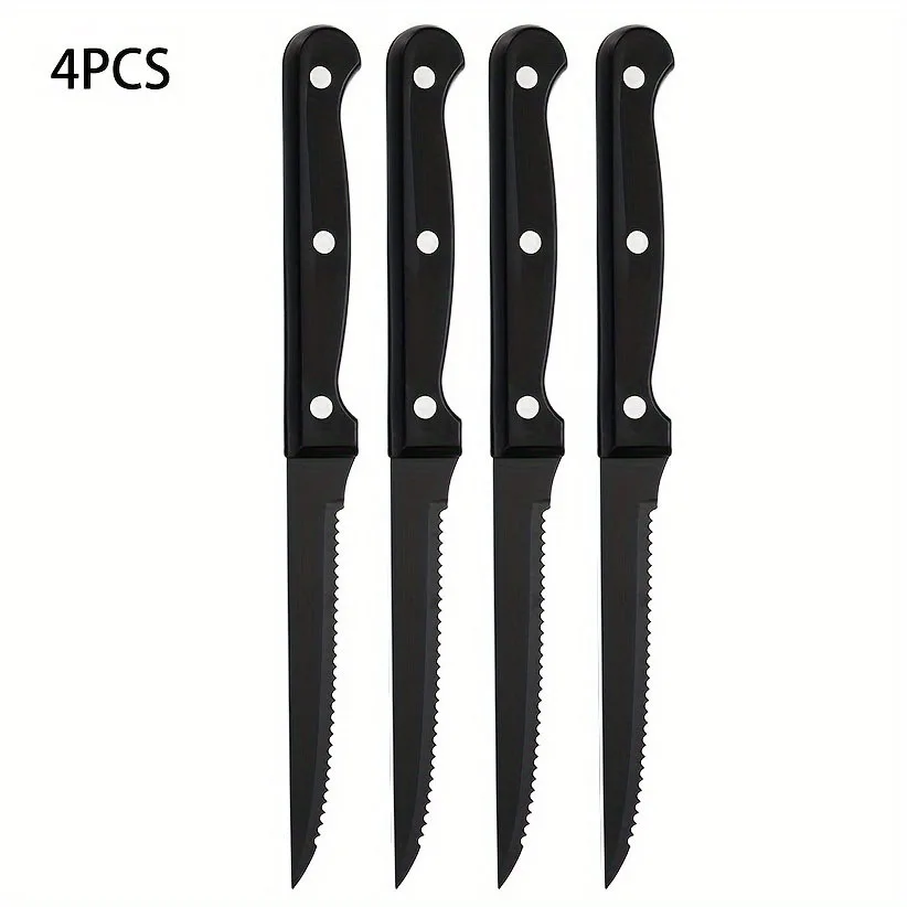 Zestaw noży do steków ze stali nierdzewnej - ząbkowane ostrza Steak knife