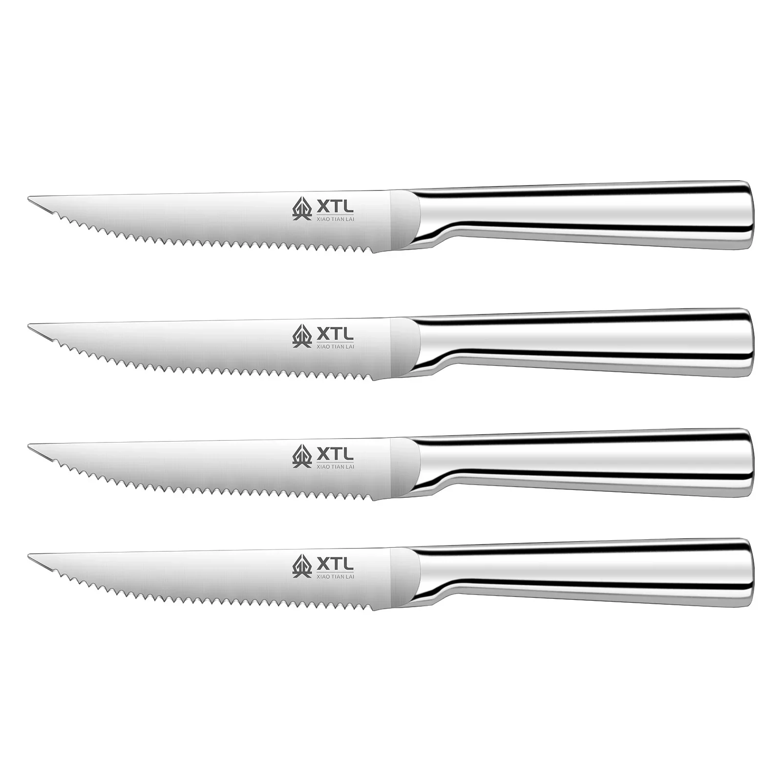 Zestaw noży do steków ze stali nierdzewnej, ostre noże obiadowe 4 steak knife