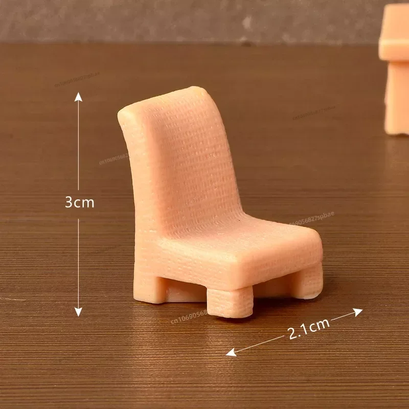 Żywiczna figurka kota – miniaturowa ozdoba do bajkowego ogrodu Jasnozielony